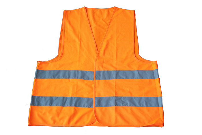 High Visible Safety Vest EN ISO 20471 Orange