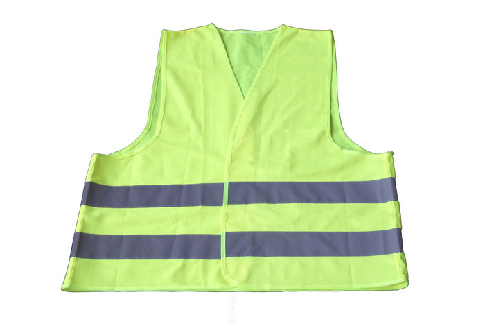 High Visible Safety Vest EN ISO 20471 Yellow